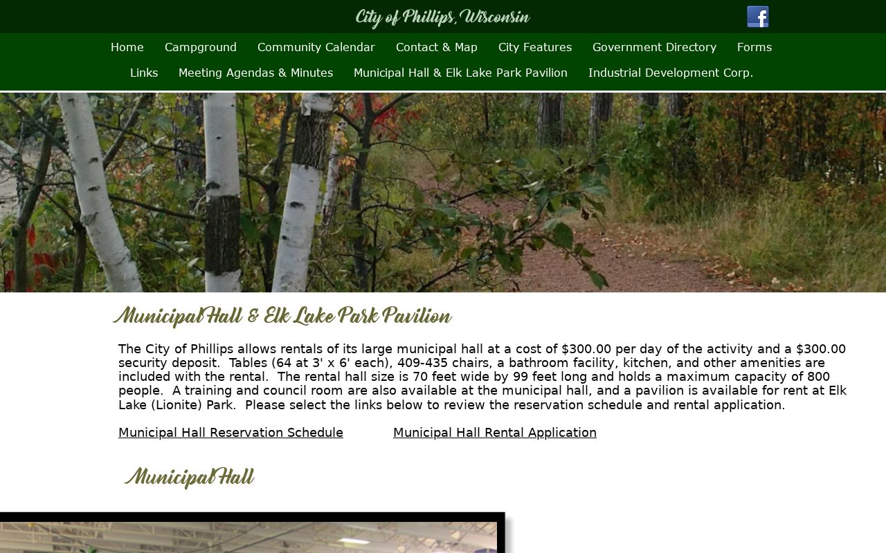 Official Phillips municipal open-records page